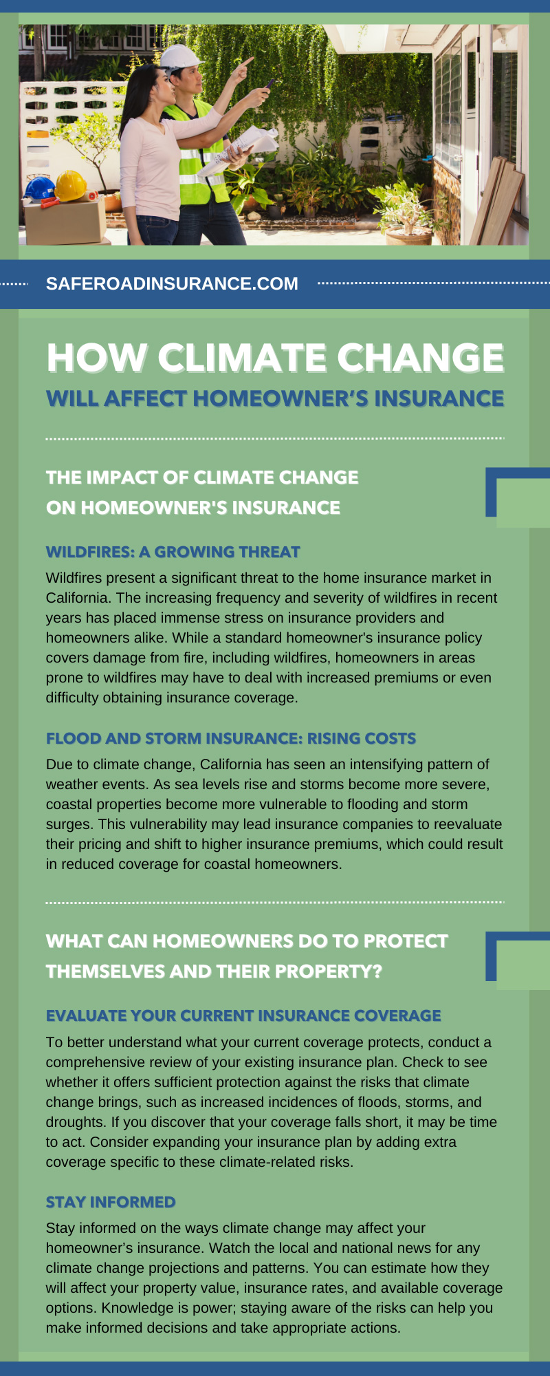How Climate Change Will Affect Homeowner’s Insurance