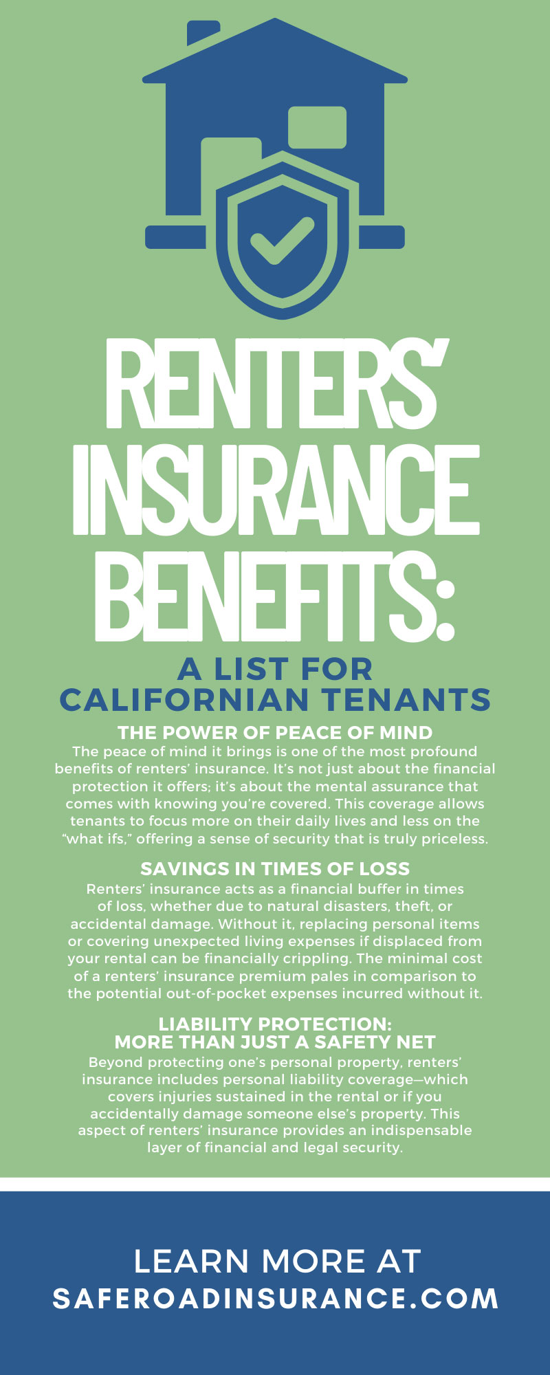 Renters’ Insurance Benefits: A List for Californian Tenants