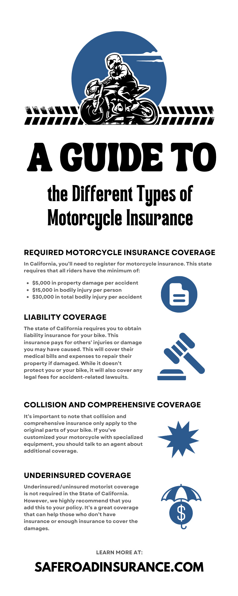 A Guide to the Different Types of Motorcycle Insurance A Guide to the Different Types of Motorcycle Insurance