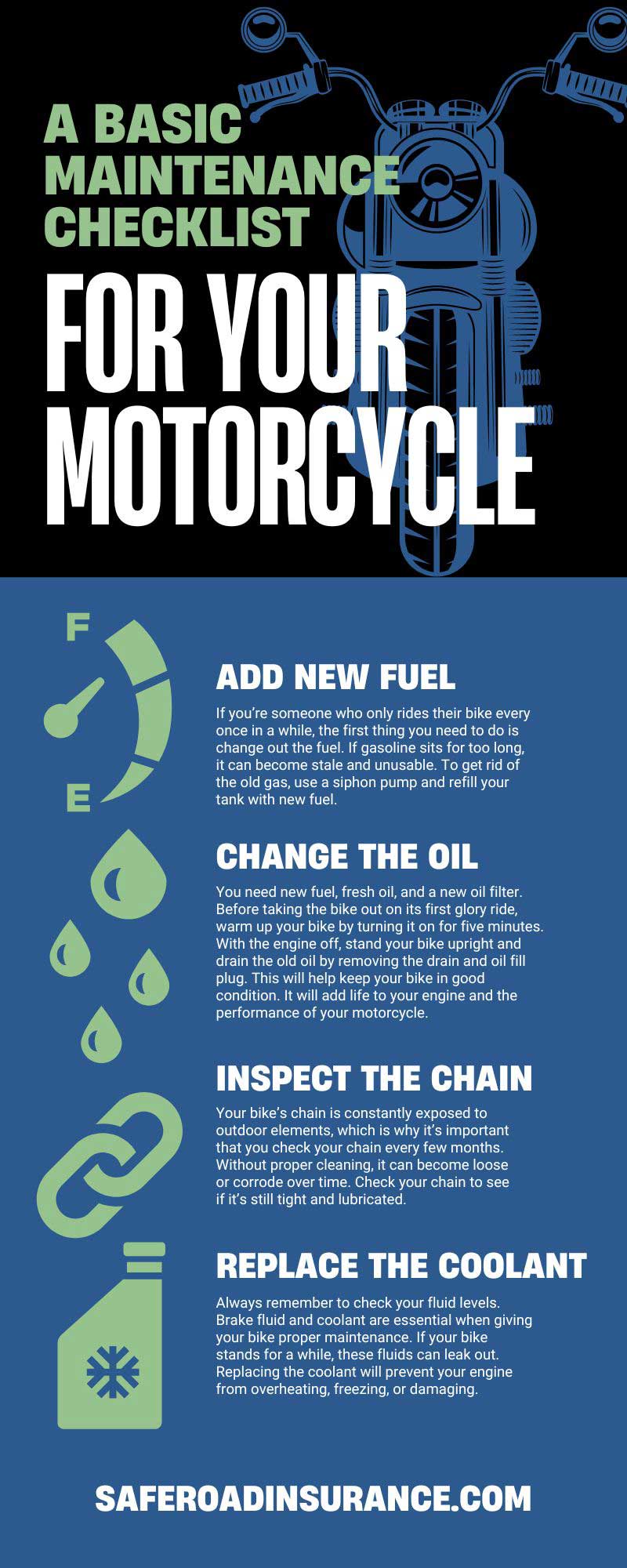 A Basic Maintenance Checklist for Your Motorcycle